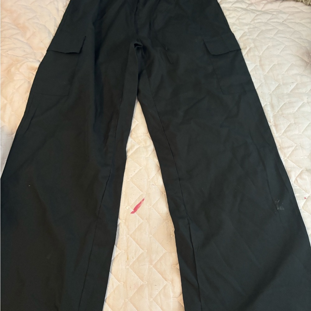 Elegant Black Wide Leg Women's Jeans